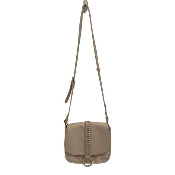 Olivia + Joy beige gold long crossbody handbag Purse - Faux Leather - boho - Picture 8 of 12
